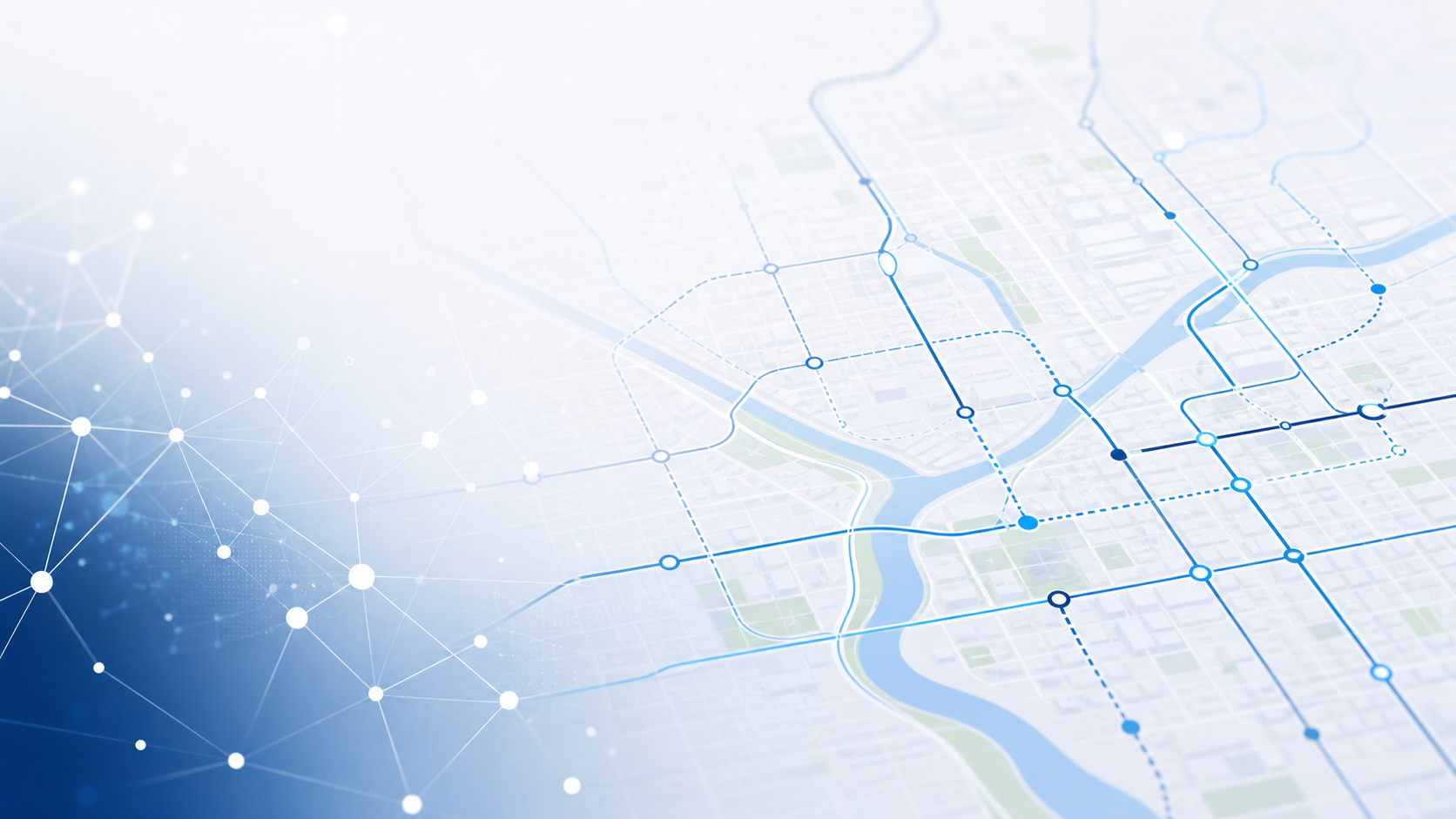 Abstract transportation AI network